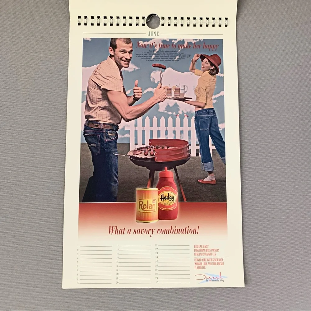 Retro diesel calendar rare